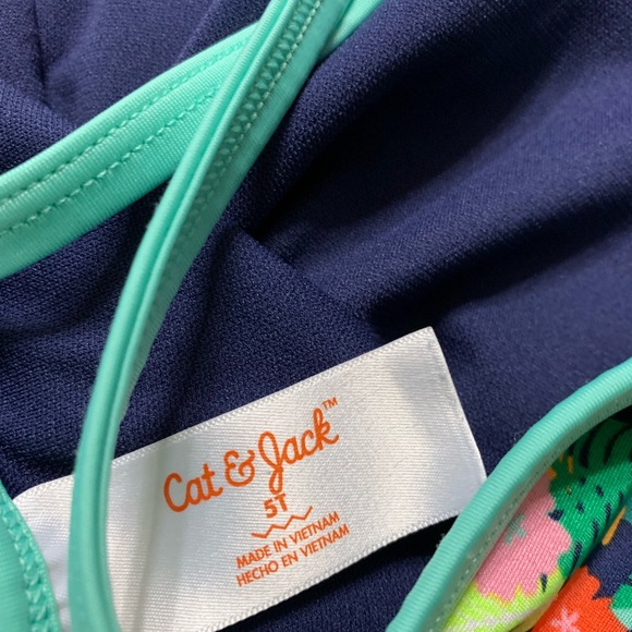 Toddler Girl’s Cat and Jack Swimsuit - Picture 3 of 4